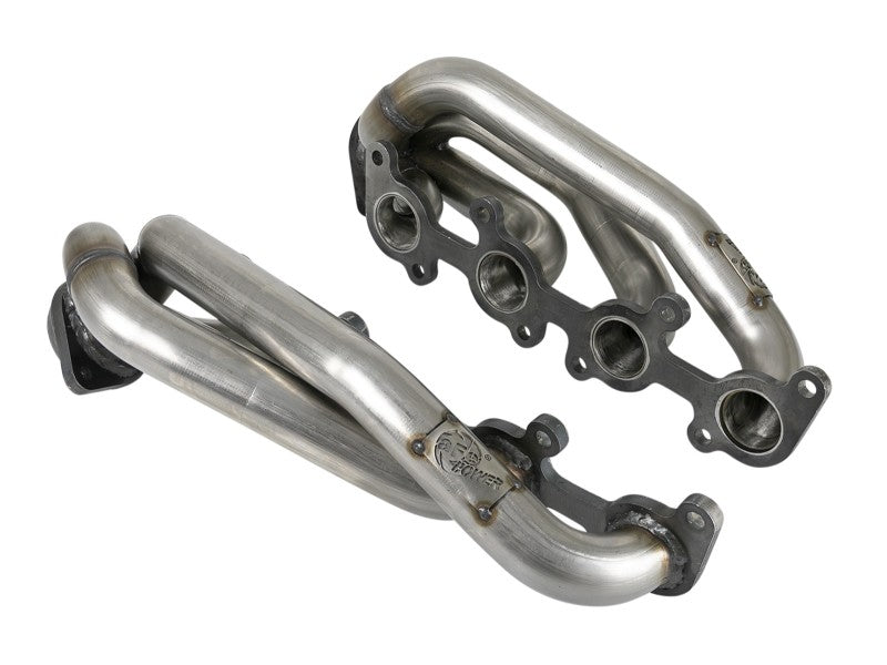 aFe Headers & Manifolds aFe Ford F-150 15-22 V8-5.0L Twisted Steel 304 Stainless Steel Headers