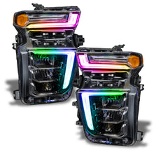 Load image into Gallery viewer, ORACLE Lighting Headlights Oracle 20-21 Chevy Silverado HD 2500/3500 RGB+W Headlight DRL Upgrade Kit - ColorSHIFT SEE WARRANTY