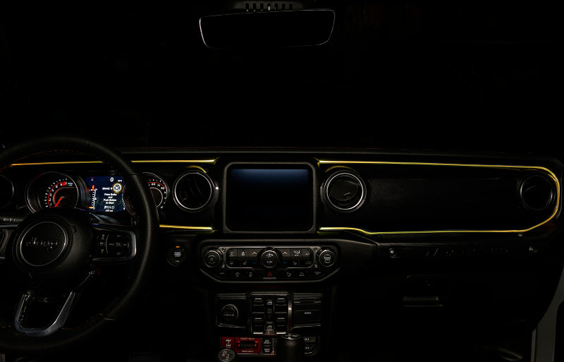 ORACLE Lighting Light Accessories and Wiring ORACLE Lighting Jeep Wrangler JL / Gladiator JT ColorSHIFT Fiber Optic LED Interior Kit SEE WARRANTY