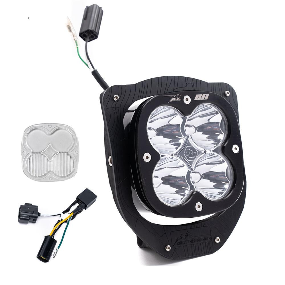 Baja Designs Headlight Kit Husqvar XL80 D/C Headlight Kit w/ Hi-Low Harness 2024 FE 350S FE 501S Spot Clear - 677105