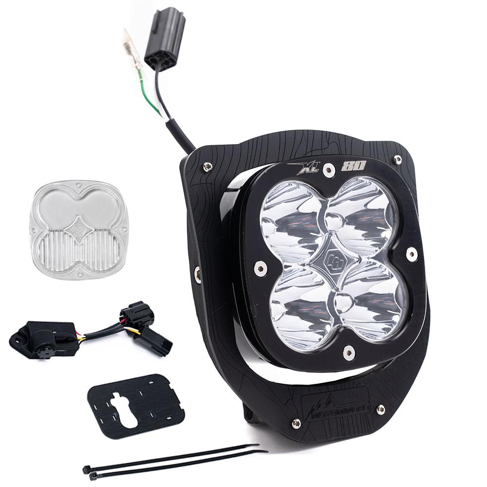 Baja Designs Headlight Kit Husqvar XL80 D/C Headlight Kit w/ Dimmer 2024 FE350W FE 501W FE 450 Spot Clear - 677107