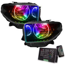 Load image into Gallery viewer, ORACLE Lighting Headlights Oracle 14-17 Toyota Tundra SMD HL - Dual Halo Kit - ColorSHIFT w/ 2.0 Controller SEE WARRANTY