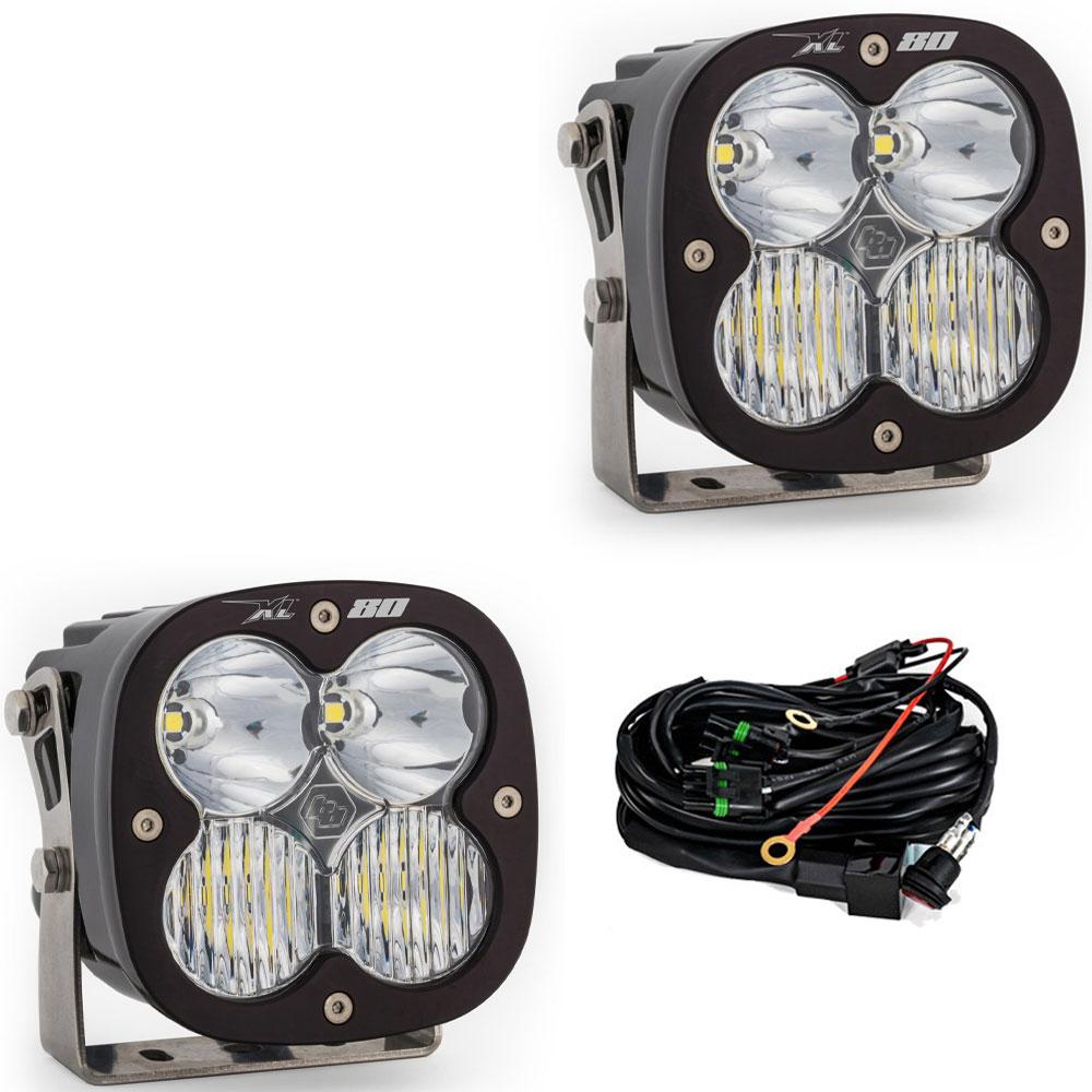 Baja Designs LED Light Pods LED Light Pods Driving Combo Pattern Pair XL80 Series Baja Designs - 677803