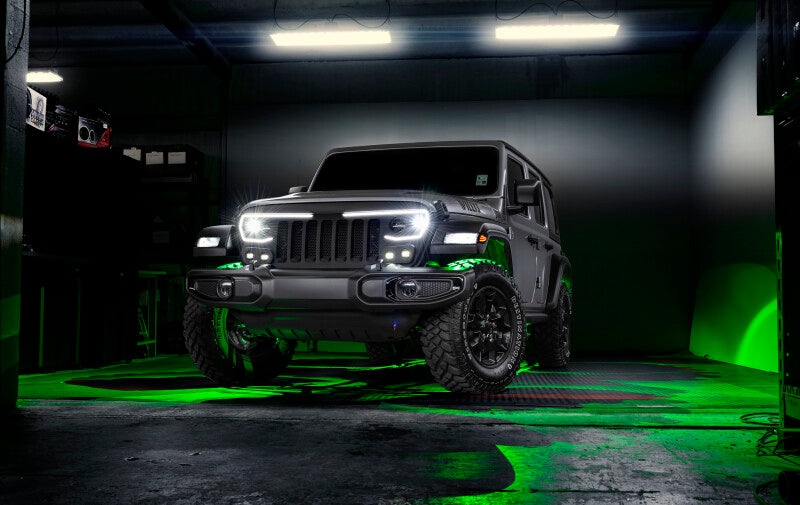 ORACLE Lighting Light Bars & Cubes Oracle Bluetooth + RF Underbody Rock Light Kit - 8 PCS - ColorSHIFT SEE WARRANTY