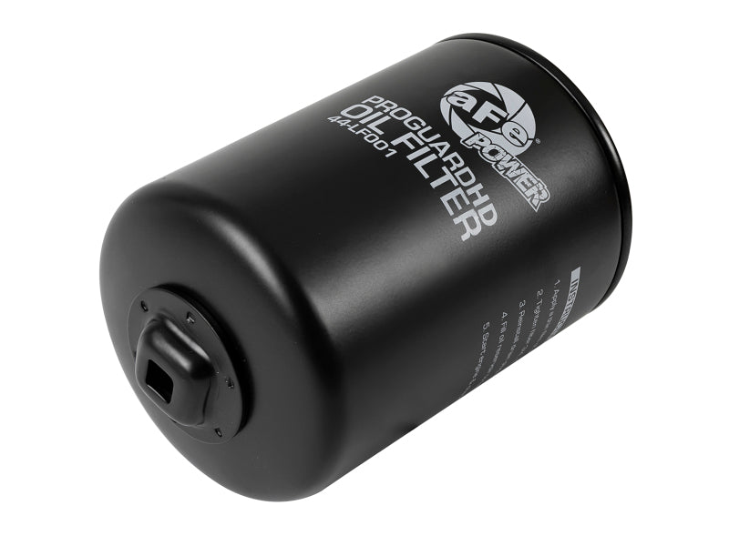 aFe Oil Filters aFe ProGuard D2 Fluid Filters Oil for 01-17 GM Diesel Trucks V8-6.6L (4 Pack)