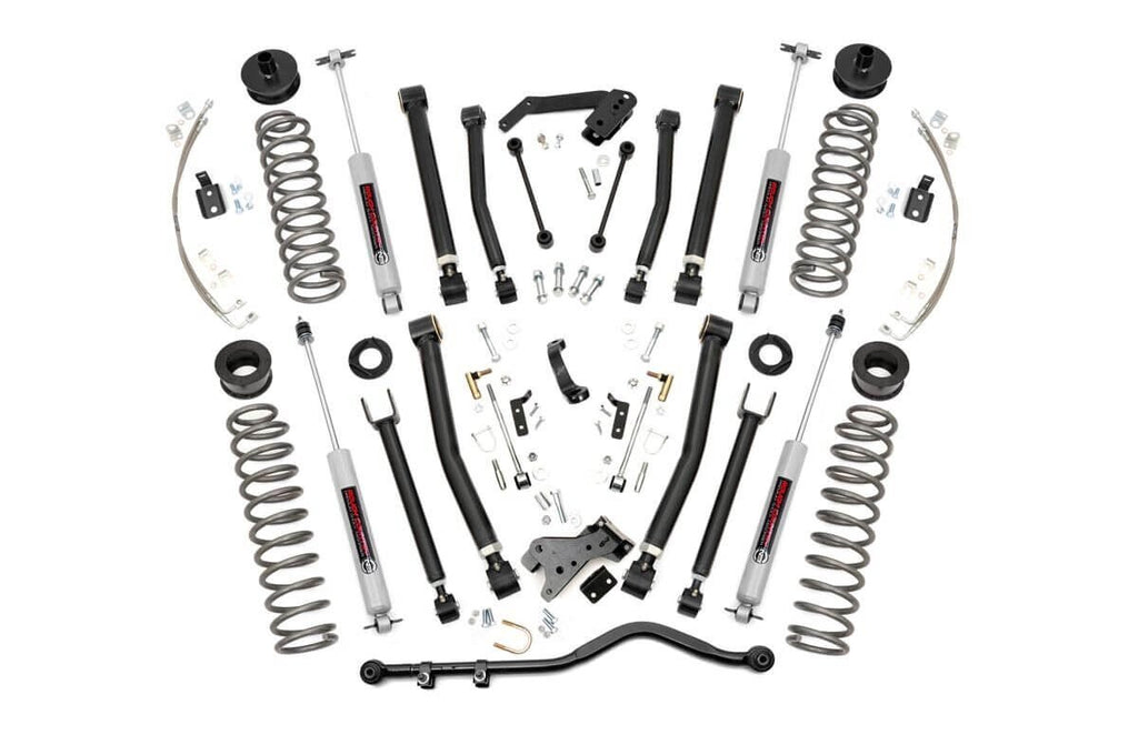 Rough Country Lift Kits 6 Inch Jeep X-Series Suspension Lift Kit 07-18 Wrangler JK Rough Country - 68422