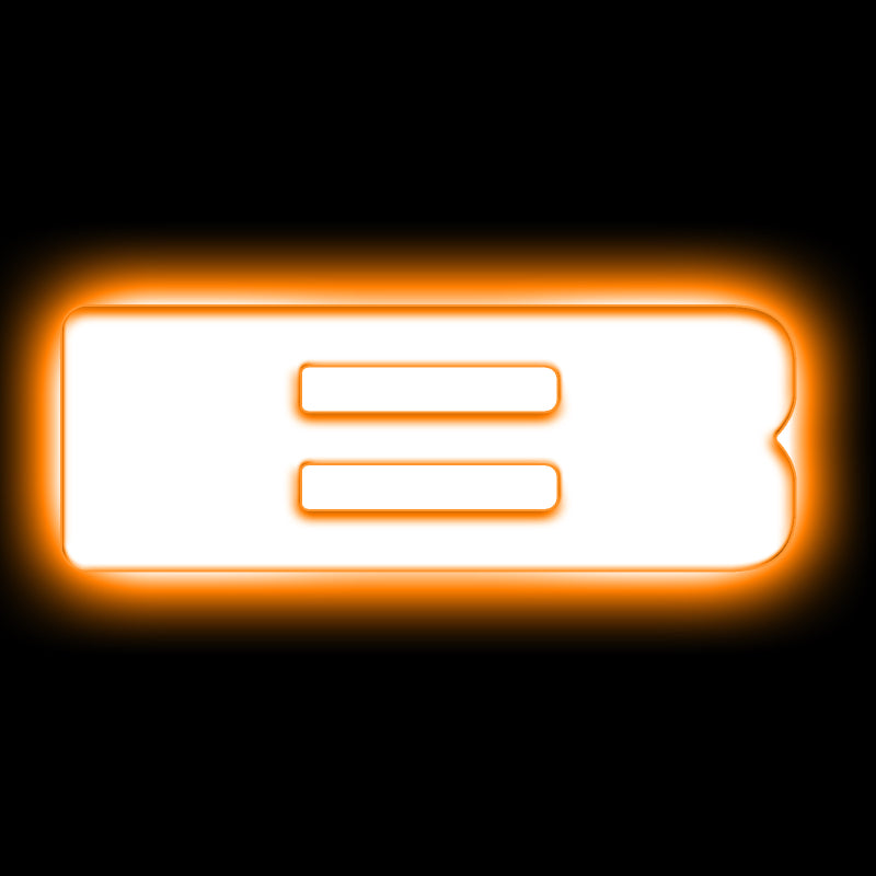 ORACLE Lighting Light Accessories and Wiring ORACLE Lighting Universal Illuminated LED Letter Badges - Matte Wht Surface Finish - B SEE WARRANTY