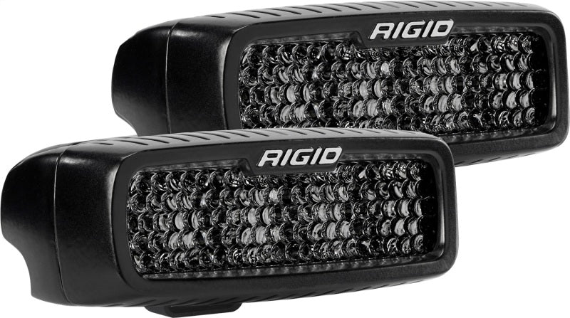 Rigid Industries Light Bars & Cubes Rigid Industries SR-Q Series PRO Midnight Edition - Spot - Diffused - Pair