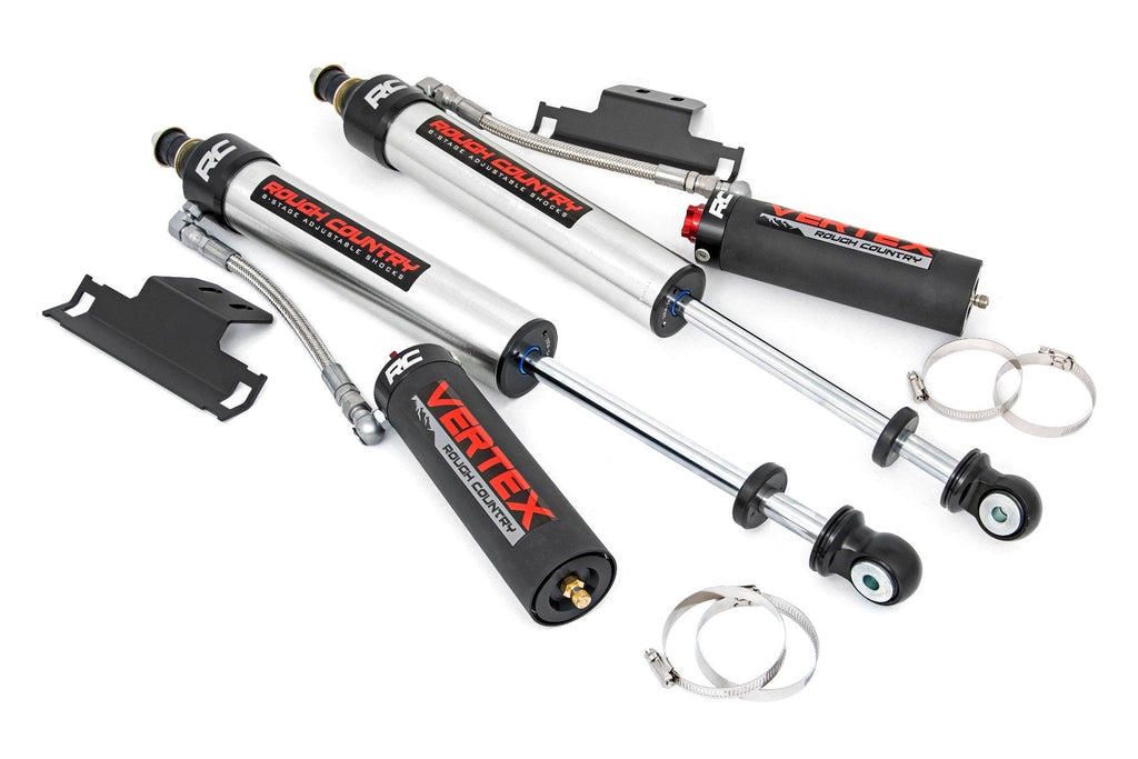 Rough Country Shock Absorber Toyota Tacoma (05-20) Rear Adjustable Vertex Shocks (Pair) 3.0 Inch Lifts) Rough Country - 699010