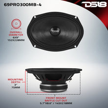 Load image into Gallery viewer, 6x9” Water-Resistant Mid-Bass Loudspeaker | 150W RMS 4-Ohm