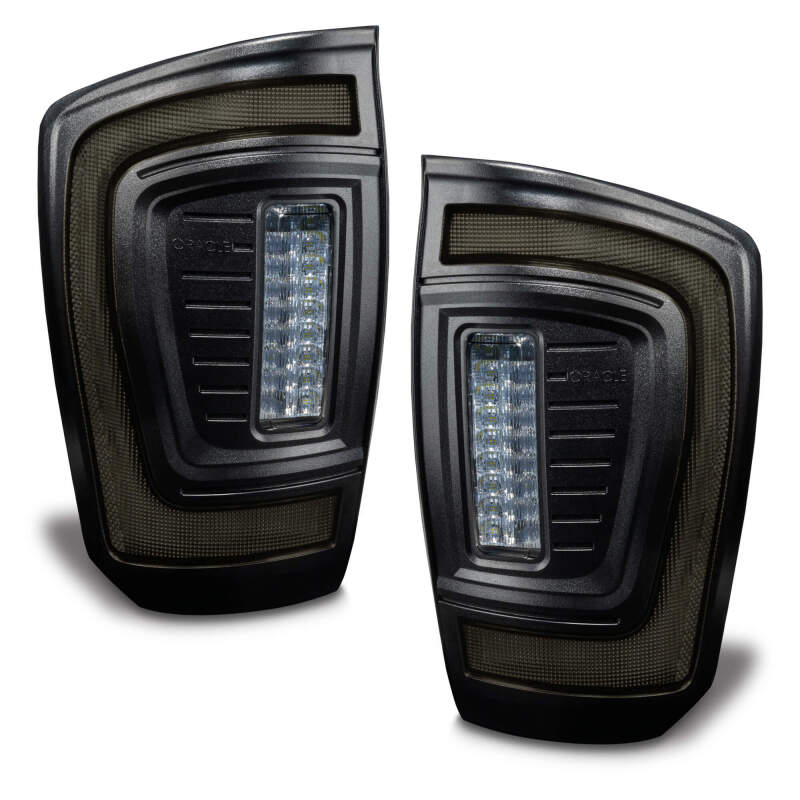 ORACLE Lighting Tail Lights Oracle Lighting 16-23 Gen 3 Toyota Tacoma Black Series Flush Style LED Tail Lights SEE WARRANTY