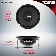Load image into Gallery viewer, PRO 6.5" Neodymium Full-Range Loudspeaker 150 Watts Rms 4-Ohm (Used in JP6NEO Jeep Enclosures)