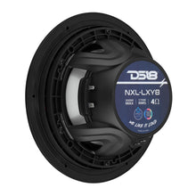 Load image into Gallery viewer, Luxury 8” 2-Way Marine Coaxial Speaker with Digital LED Lights and Flush Magnetic Mount Grille | 175W RMS 4-Ohm