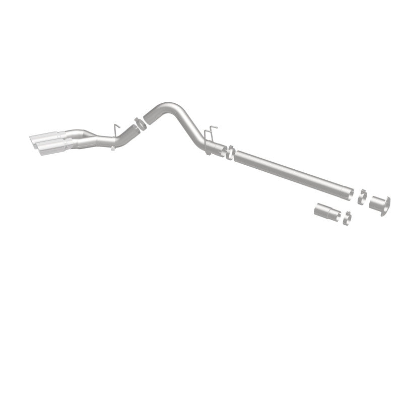 Magnaflow DPF Back MagnaFlow 08-17 Ford F-250/F-350/F-450 4.6L/6.7 DPF-Back SS 4in Dual Single Passenger Side Rear Exit