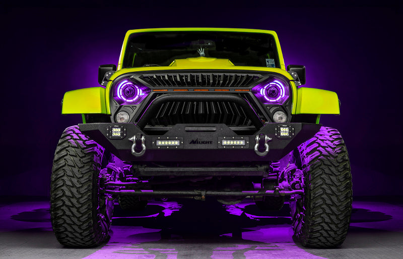 ORACLE Lighting Light Bars & Cubes ORACLE Lighting 0718 Jeep Wrangler JK Oculus 7in ColorSHIFT BiLED Projector Headlights SEE WARRANTY