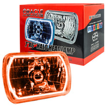 Load image into Gallery viewer, ORACLE Lighting Headlights Oracle Pre-Installed Lights 7x6 IN. Sealed Beam - Amber Halo SEE WARRANTY