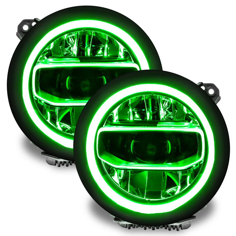 ORACLE Lighting Headlights Oracle Jeep Wrangler JL/Gladiator JT RGB+W Headlight DRL Kit - w/ BC1 Controller SEE WARRANTY