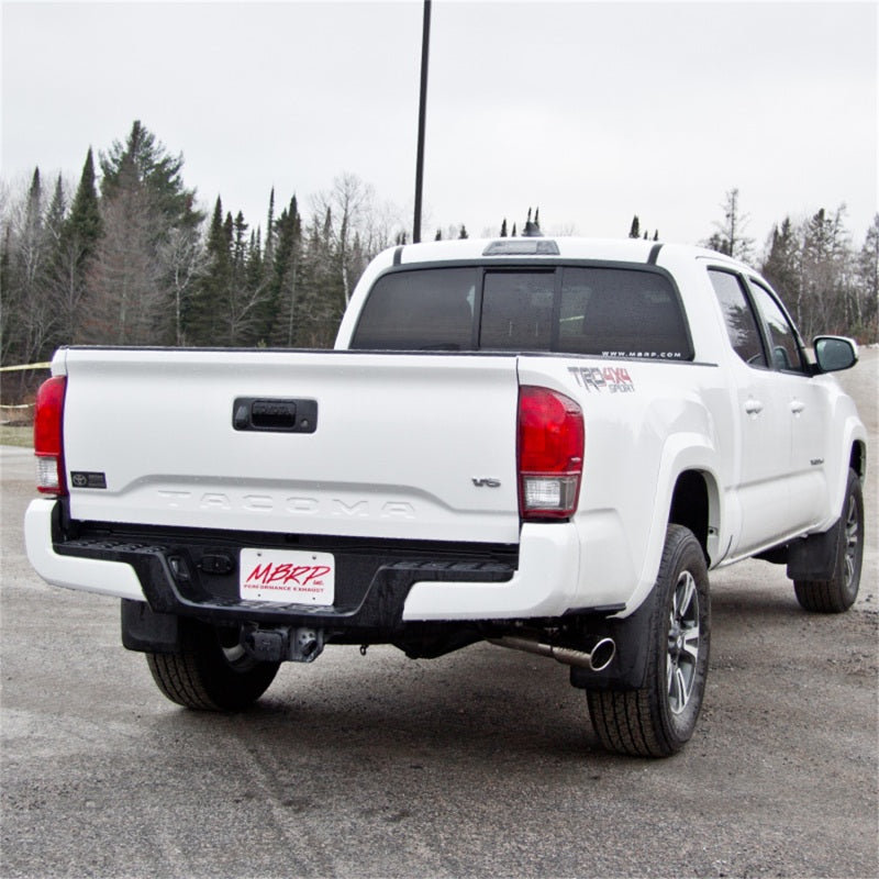 MBRP Catback MBRP 2016 Toyota Tacoma 3.5L Cat Back Single Side Exit Aluminized Exhaust System