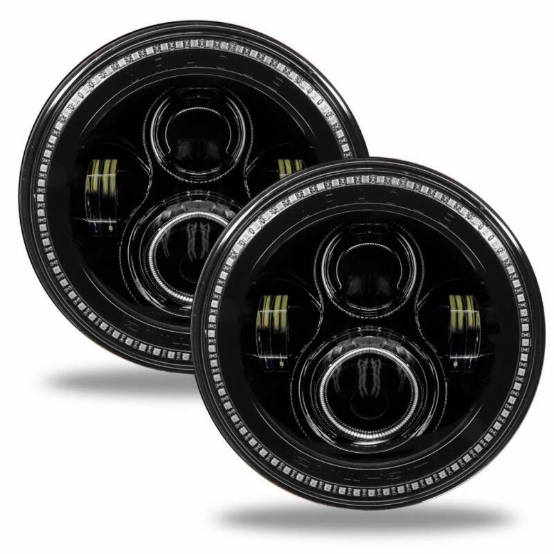 ORACLE Lighting Headlights Oracle Jeep Wrangler JL/Gladiator JT 7in. High Powered LED Headlights (Pair) - Dynamic SEE WARRANTY