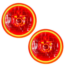 Load image into Gallery viewer, ORACLE Lighting Headlights Oracle Lighting 97-06 Jeep Wrangler TJ Pre-Assembled LED Halo Headlights -Amber SEE WARRANTY