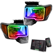 Load image into Gallery viewer, ORACLE Lighting Headlights Oracle 09-14 Ford F-150 LED HL - Black - ColorSHIFT w/ 2.0 Controller SEE WARRANTY