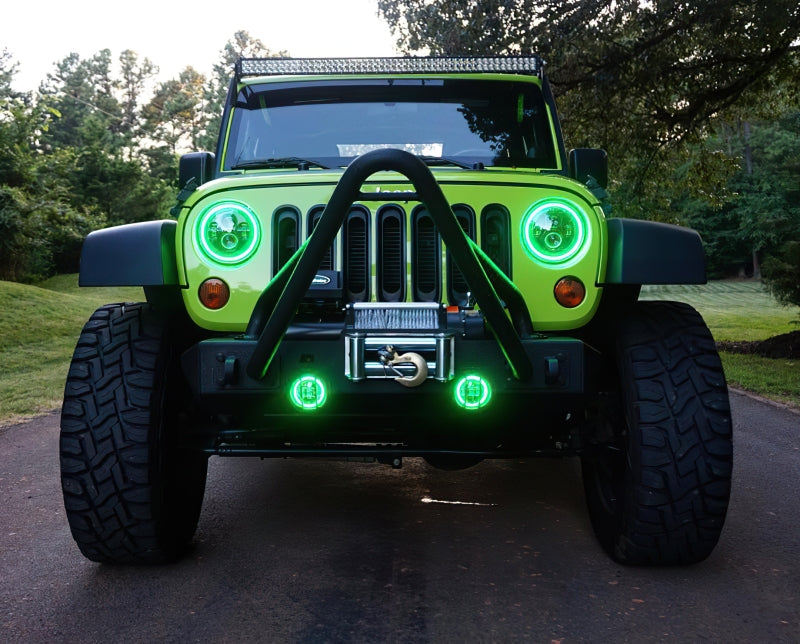ORACLE Lighting Headlights Oracle 7in High Powered LED Headlights - Black Bezel - Dynamic - Dynamic SEE WARRANTY