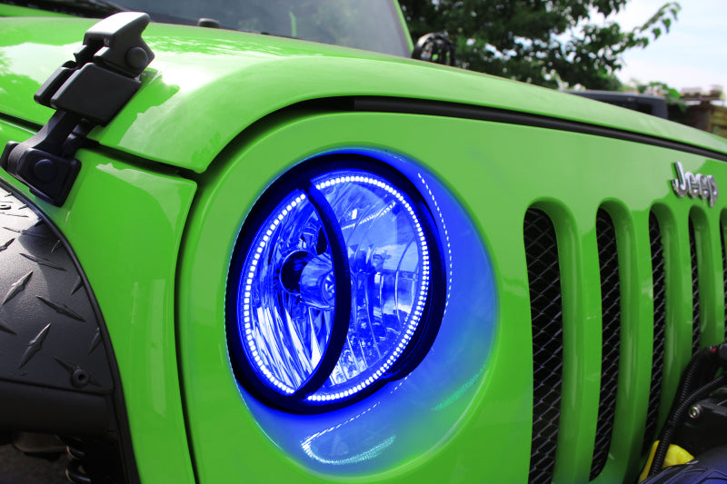ORACLE Lighting Headlights Oracle 07-16 Jeep Wrangler JK SMD HL - ColorSHIFT w/ BC1 Controller SEE WARRANTY