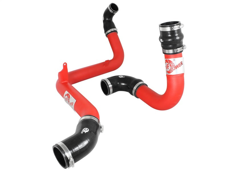 aFe Intercoolers aFe BladeRunner 2.5in Red Intercooler Tubes Hot and Cold Side 12-16 Ford Focus ST 2.0L (t)