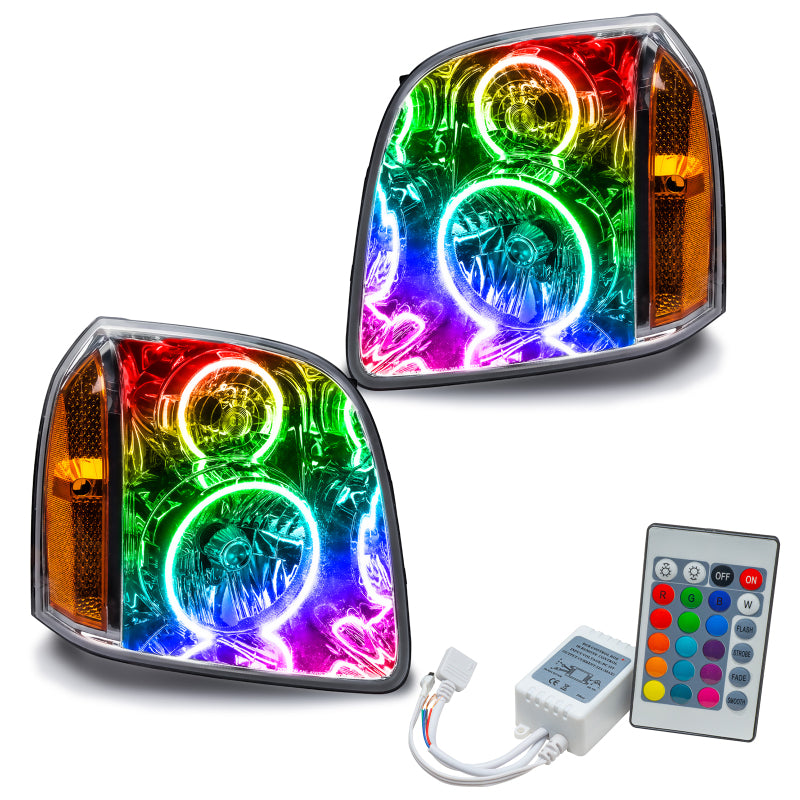 ORACLE Lighting Headlights Oracle 07-13 GMC Yukon SMD HL - ColorSHIFT w/ Simple Controller SEE WARRANTY
