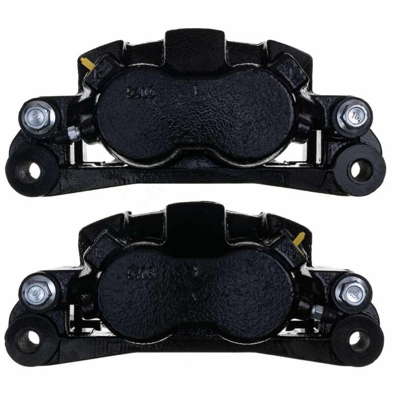 PowerStop Brake Calipers - Perf Power Stop 00-05 Ford Excursion Front Black Caliper - Pair w/Bracket