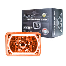 Load image into Gallery viewer, ORACLE Lighting Headlights Oracle Pre-Installed Lights 7x6 IN. Sealed Beam - Amber Halo SEE WARRANTY