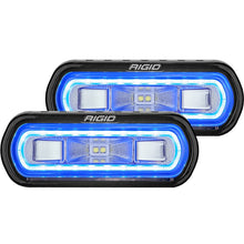 Load image into Gallery viewer, Rigid Industries Light Bars &amp; Cubes Rigid Industries SR-L Series Surface Mount LED Spreader Pair w/ Blue Halo - Universal