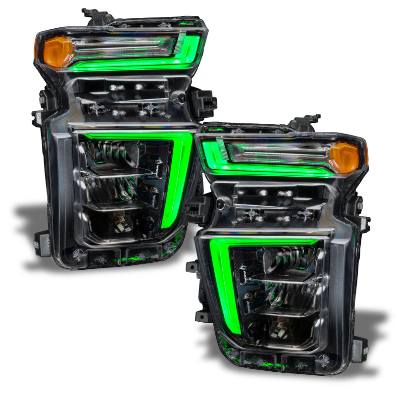 ORACLE Lighting Headlights Oracle 20-21 Chevy Silverado HD 2500 RGB+W Headlight DRL Kit - ColorSHIFT w/o Cntrl SEE WARRANTY