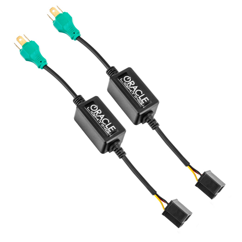 ORACLE Lighting Light Accessories and Wiring Oracle LED CANBUS Flicker-Free Adapters (Pair) - H4 SEE WARRANTY
