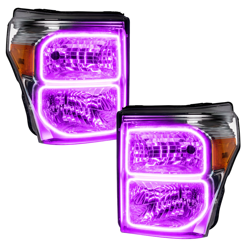 ORACLE Lighting Headlights Oracle 11-16 Ford F250/350 LED HL - ColorSHIFT w/ BC1 Controller