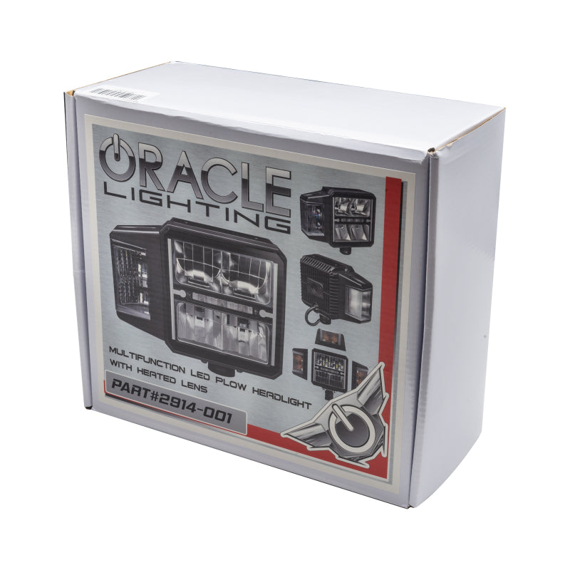 ORACLE Lighting Headlights Oracle Lighting Multifunction LED Plow Headlight with Heated Lens 5700K SEE WARRANTY