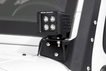 Load image into Gallery viewer, Rough Country Mounting Brackets(Lighting) Jeep Lower Windshield Light Mounts 07-18 Wrangler JK For Rough Country 70903, 70903BL, 70804 Rough Country - 70044