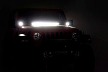 Load image into Gallery viewer, Rough Country LED Light Pods Jeep 2 Inch LED Cube Easy-Mount Kit 18-20 Wrangler JL 20-Up Gladiator-Black Series w/Amber DRL  Rough Country - 70060
