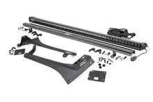 Load image into Gallery viewer, Rough Country LED Light Bars Jeep 50-Inch Straight LED Light Bar Upper Windshield Kit w/ Single-Row Black Series LED 20-Up Gladiator JT 18-20 Wrangler JL Rough Country - 70065