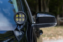 Load image into Gallery viewer, LED Light Kit Ditch Mount 2 Inch Black Pair Flood Jeep KL 14-21 Rough Country