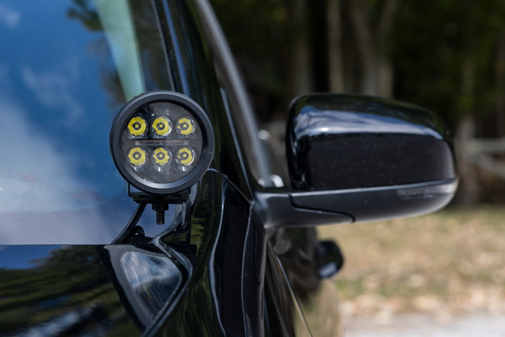 LED Light Ditch Mount 2 Inch Spectrum Pair Spot Jeep KL 14-21 Rough Country