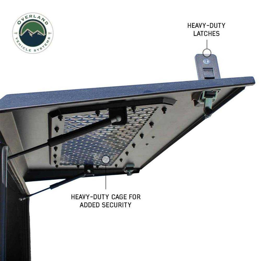 Overland Vehicle Systems Truck Bed Caps Expedition Truck Cap W/Full Wing Doors, Front and Rear Windows and 3rd Brake Light 17-22 Ford F250/350 6.8 Foot Bed Overland Vehicle Systems - 70100020