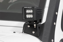 Load image into Gallery viewer, 2 Inch Square Cree LED Lights Pair Black Series, Flood Beam Rough Country