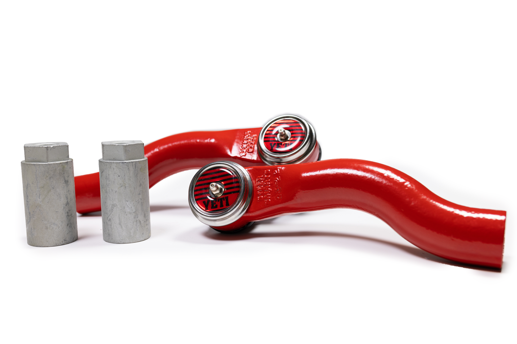 Bronco Outer Tie Rod Ends Yeti XD For 21-23 Bronco Red Pair Steer Smarts