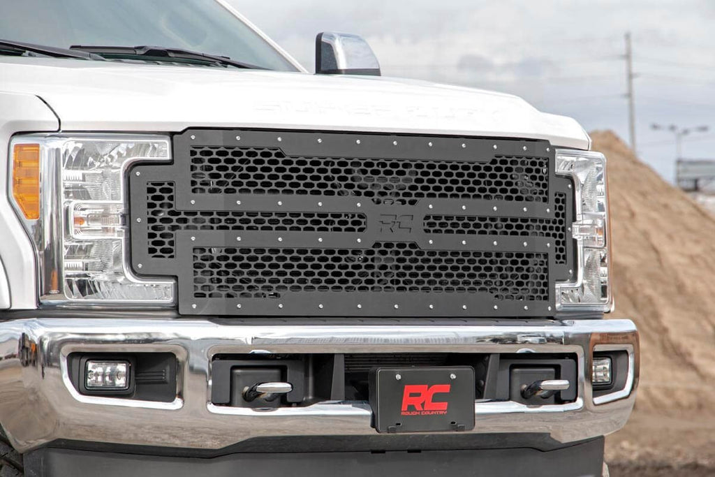 Ford Mesh Grille 17-19 Super Duty Rough Country