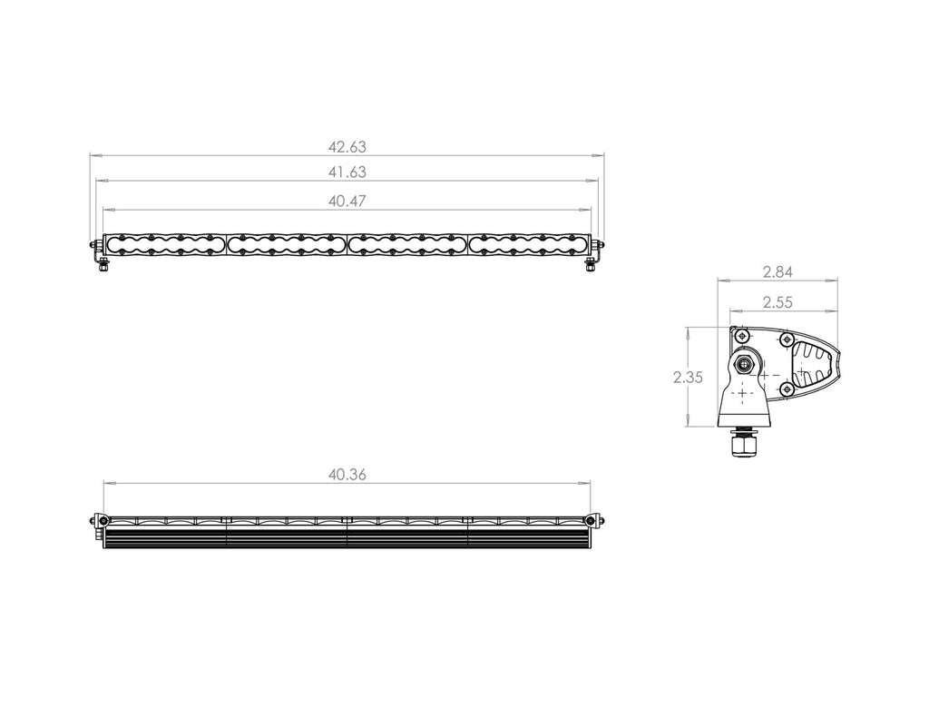 Baja Designs LED Light Bars 40 Inch LED Light Bar Work/Scene Pattern S8 Series Baja Designs - 704006