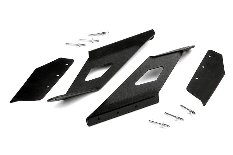 54 Inch Curved LED Light Bar Upper Windshield Mounts 15-20 SUVs Rough Country
