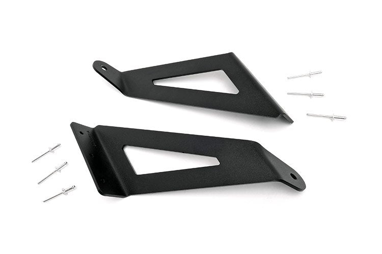 Ford 54 Inch Curved LED Light Bar Upper Windshield Mounts 99-16 F-250/F-350 Super Duty Rough Country
