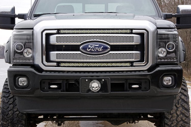Ford Super Duty 30-inch Black Series Cree LED Grille Kit w/Cool White DRL (Single) Rough Country