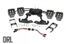 Load image into Gallery viewer, Chevrolet LED Fog Light Kit Black Series w/White DRL 11-14 Silverado HD Rough Country